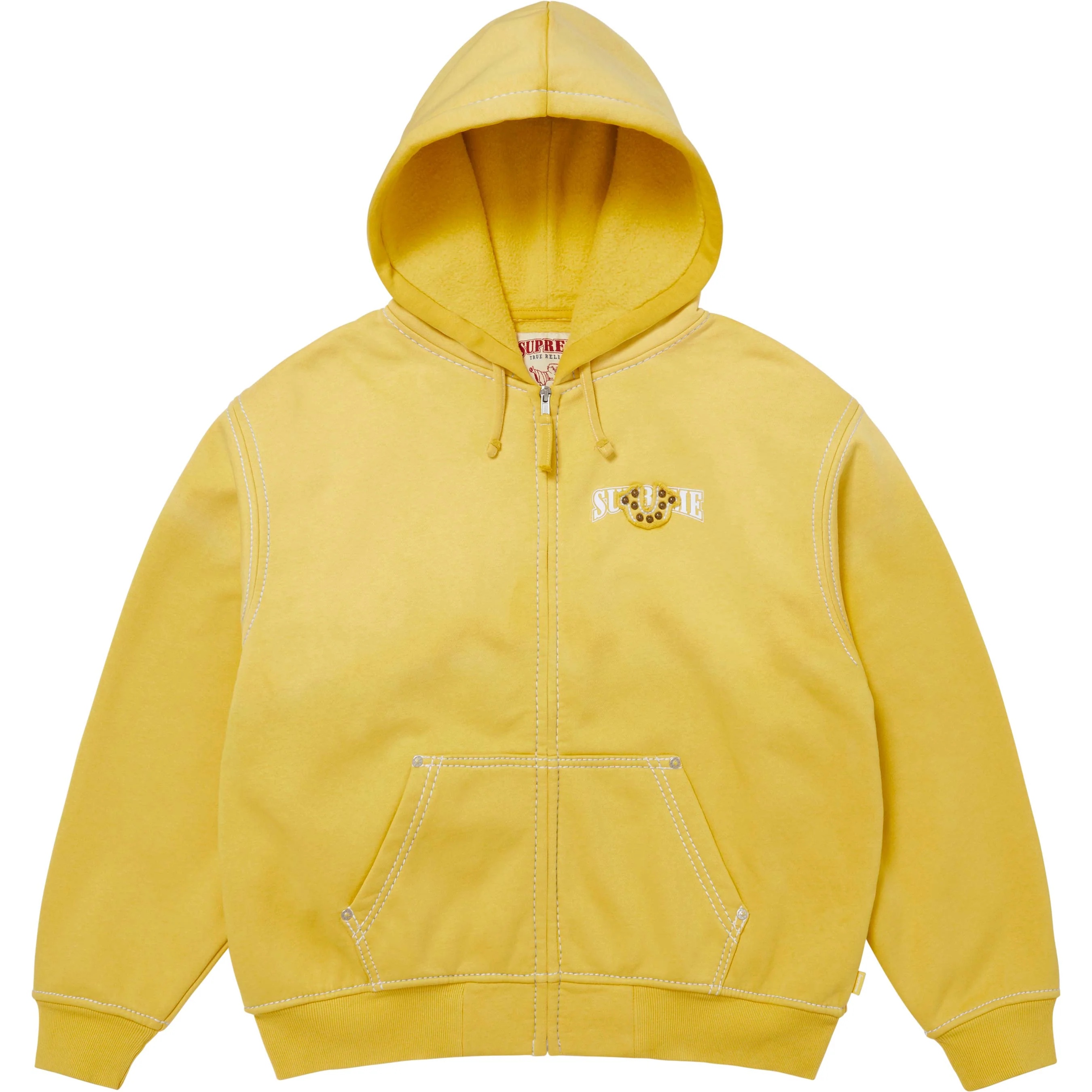 Supreme®/True Religion® Zip Up Hooded Sweatshirt view 3